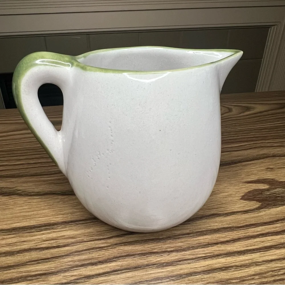 Louisville Stoneware Pottery Pitcher-Floral - Picture 3 of 12